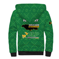 Personalized Jamaica Labour Party Sherpa Hoodie Choose Jamica - Wonder Print Shop
