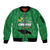 Personalized Jamaica Labour Party Sleeve Zip Bomber Jacket Choose Jamica - Wonder Print Shop