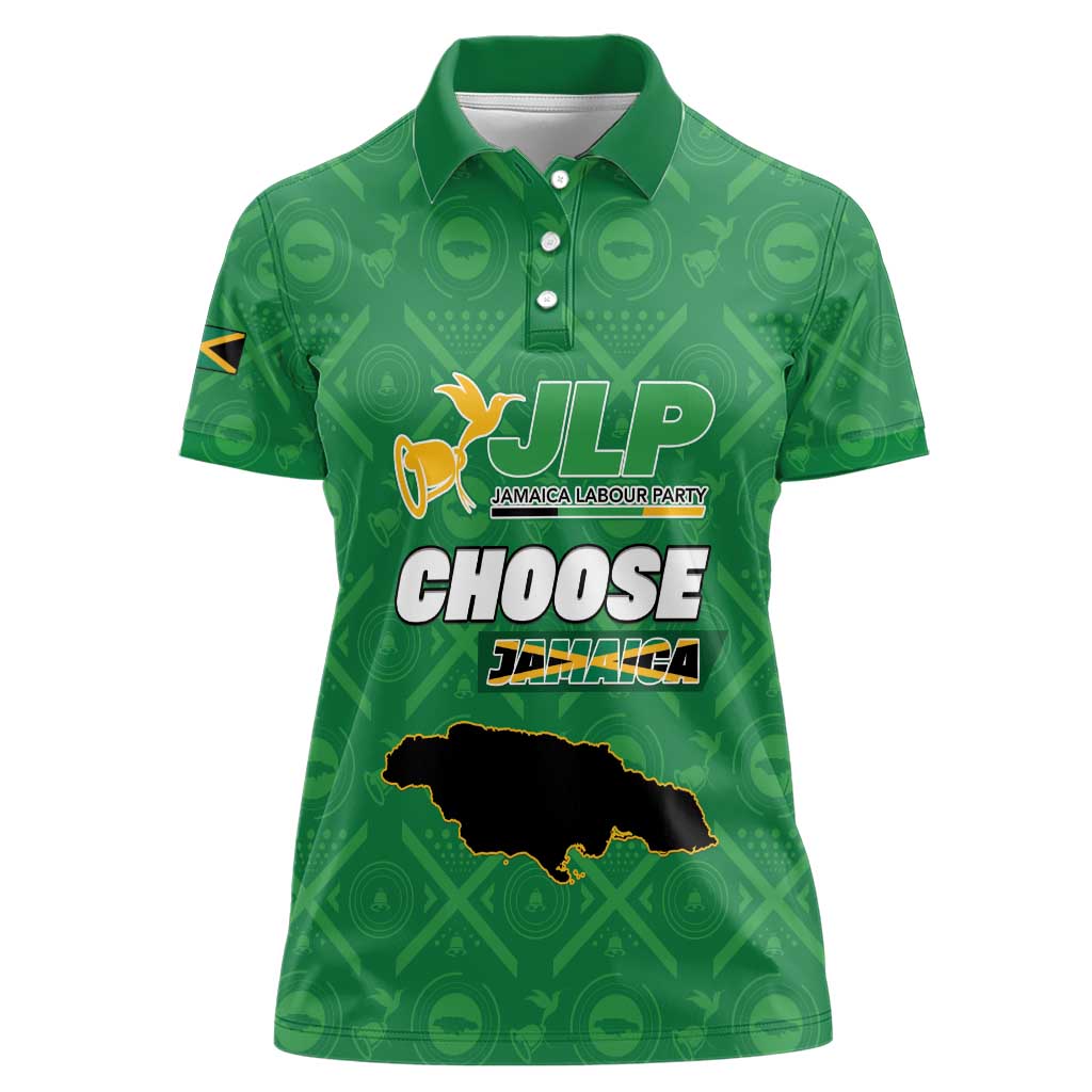Personalized Jamaica Labour Party Women Polo Shirt Choose Jamica - Wonder Print Shop