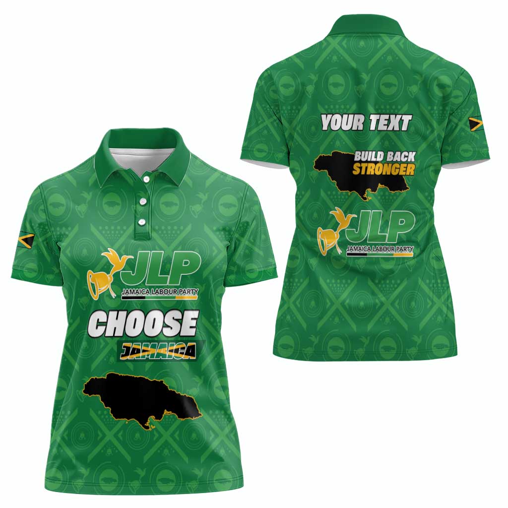 Personalized Jamaica Labour Party Women Polo Shirt Choose Jamica - Wonder Print Shop