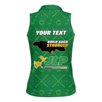 Personalized Jamaica Labour Party Women Sleeveless Polo Shirt Choose Jamica - Wonder Print Shop