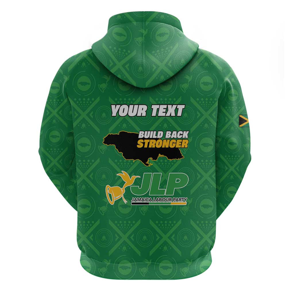 Personalized Jamaica Labour Party Zip Hoodie Choose Jamica - Wonder Print Shop