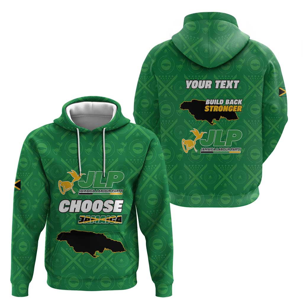 Personalized Jamaica Labour Party Zip Hoodie Choose Jamica - Wonder Print Shop