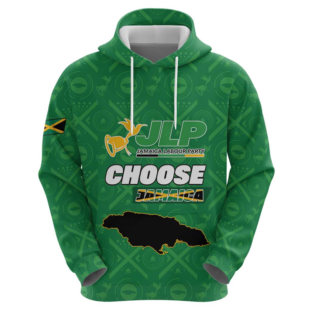 Personalized Jamaica Labour Party Zip Hoodie Choose Jamica - Wonder Print Shop