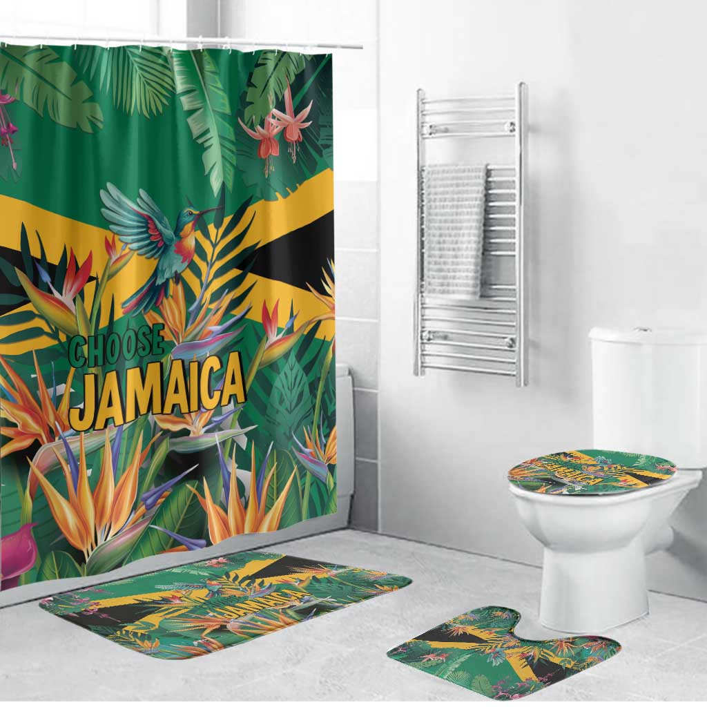 JLP 1PM Holness Bathroom Set Jamaica Labour Party - Tropical Style - Wonder Print Shop