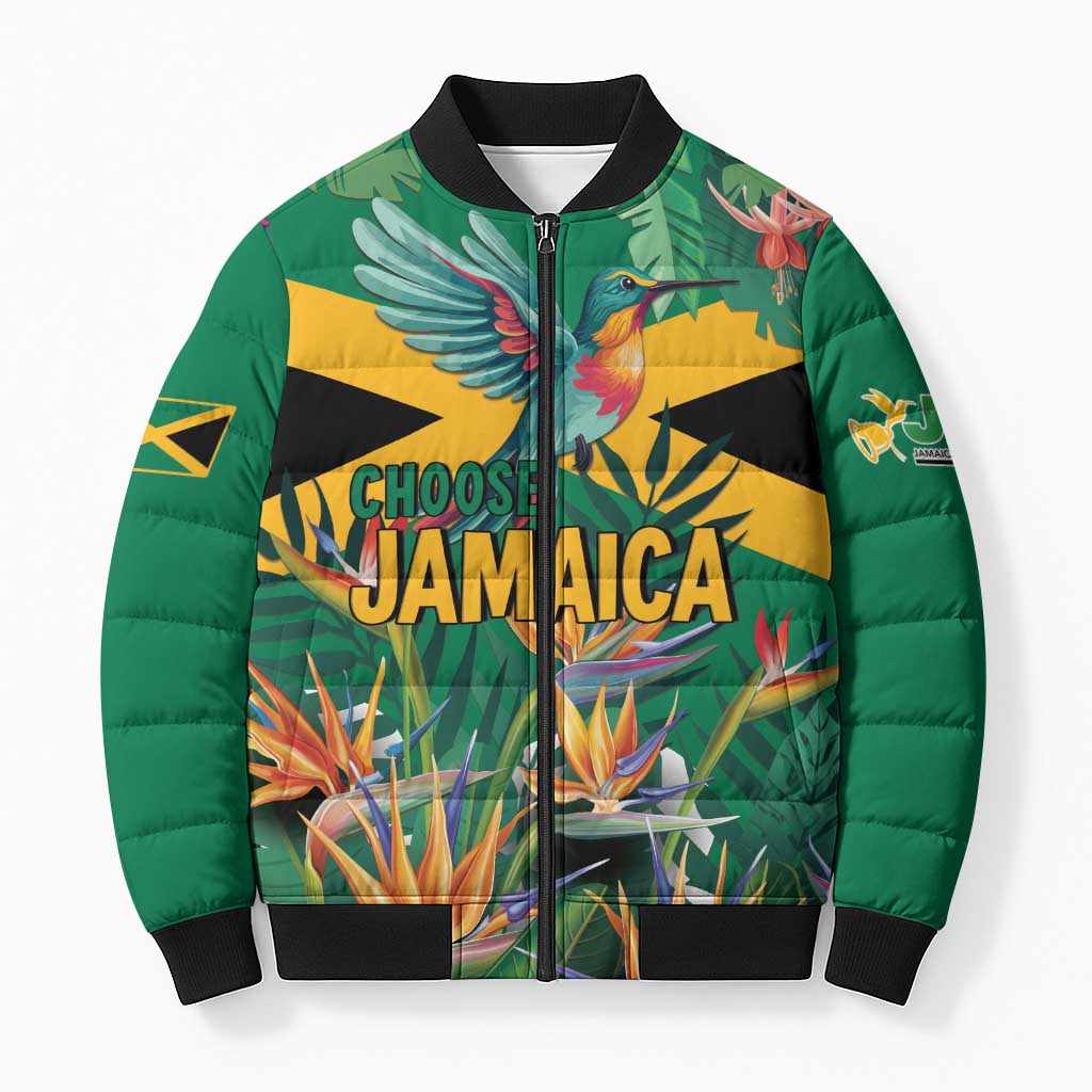 JLP 1PM Holness Bomber Puffer Jacket Jamaica Labour Party - Tropical Style - Wonder Print Shop