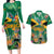 JLP 1PM Holness Couples Matching Long Sleeve Bodycon Dress and Hawaiian Shirt Jamaica Labour Party - Tropical Style - Wonder Print Shop