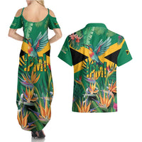 JLP 1PM Holness Couples Matching Summer Maxi Dress and Hawaiian Shirt Jamaica Labour Party - Tropical Style - Wonder Print Shop