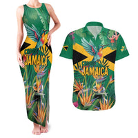JLP 1PM Holness Couples Matching Tank Maxi Dress and Hawaiian Shirt Jamaica Labour Party - Tropical Style - Wonder Print Shop