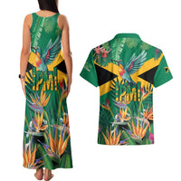 JLP 1PM Holness Couples Matching Tank Maxi Dress and Hawaiian Shirt Jamaica Labour Party - Tropical Style - Wonder Print Shop