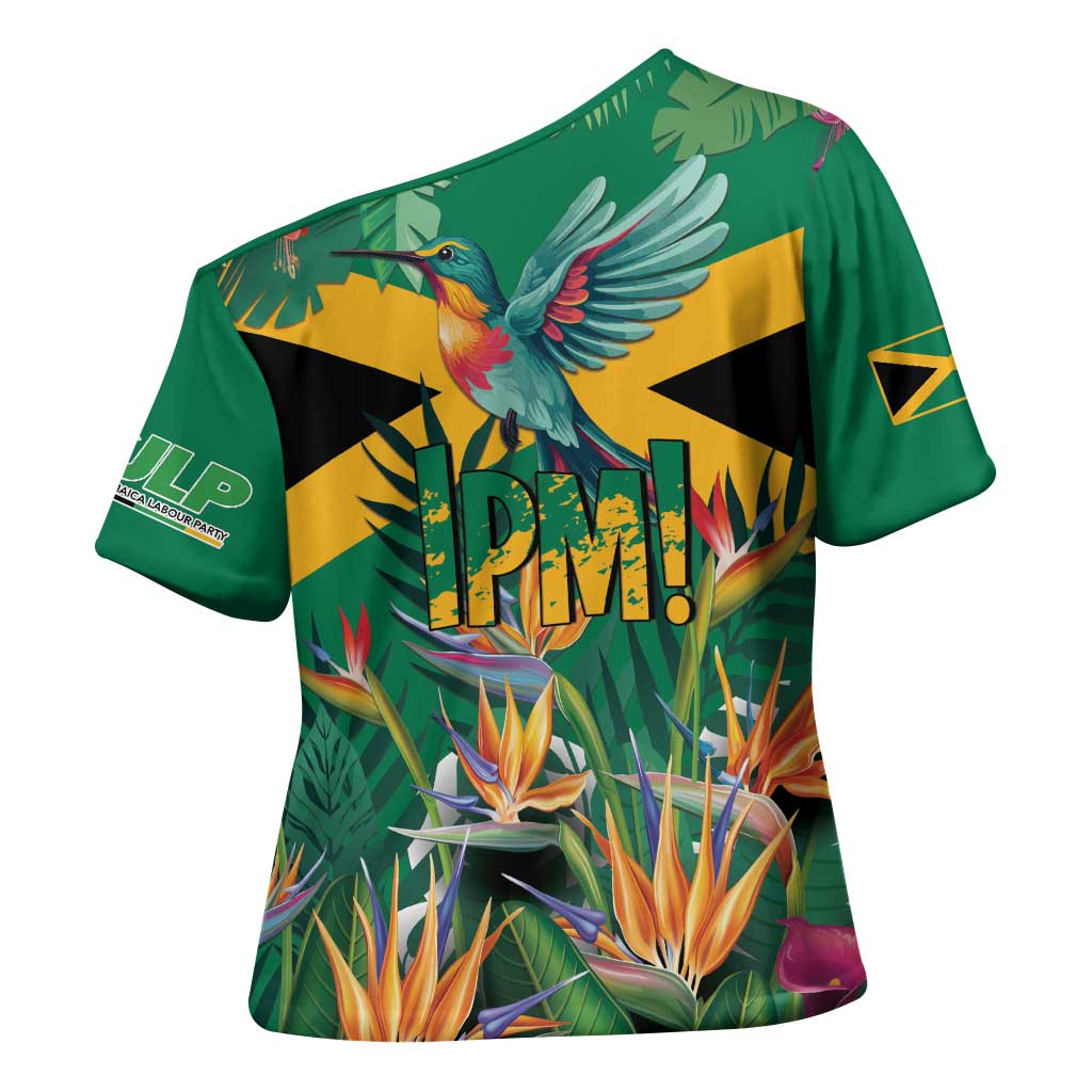 JLP 1PM Holness Cross Shoulder Shirt Jamaica Labour Party - Tropical Style - Wonder Print Shop