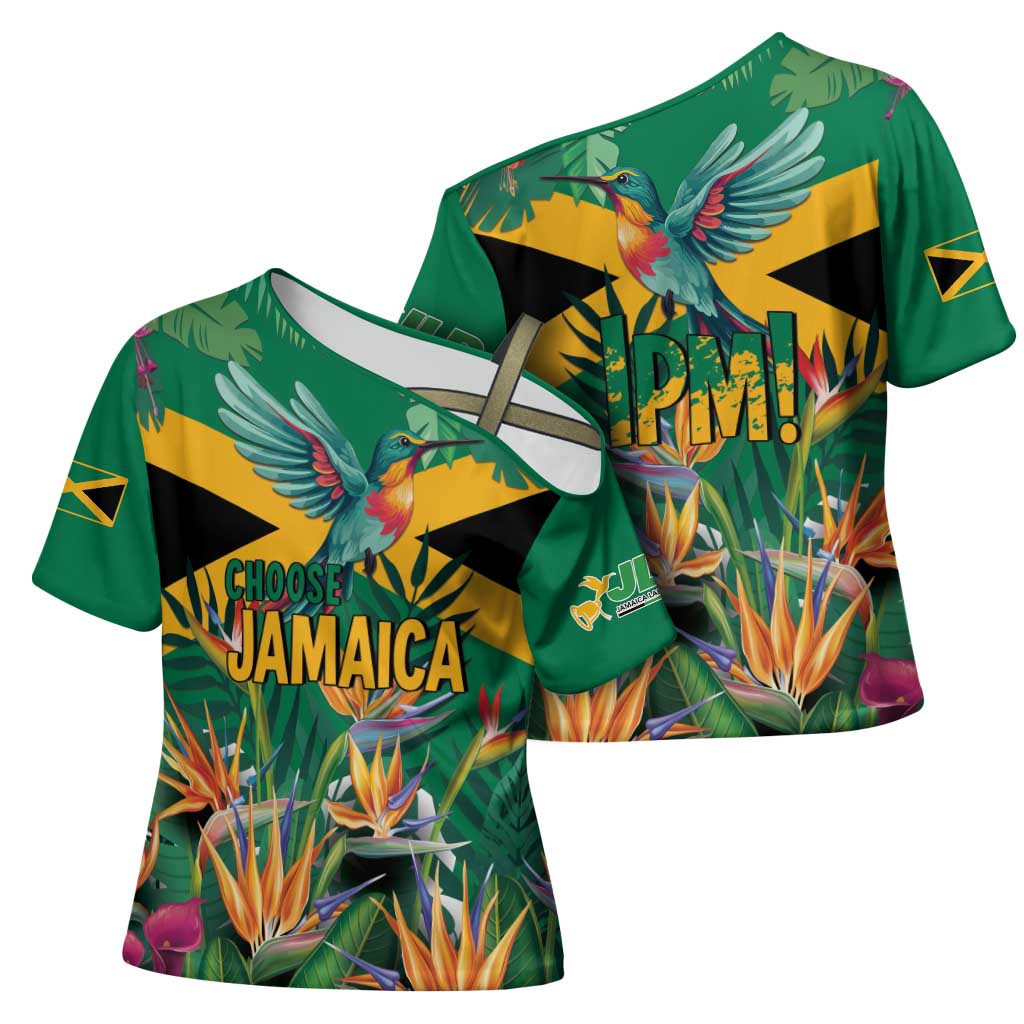 JLP 1PM Holness Cross Shoulder Shirt Jamaica Labour Party - Tropical Style - Wonder Print Shop