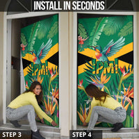 JLP 1PM Holness Door Cover Jamaica Labour Party - Tropical Style - Wonder Print Shop