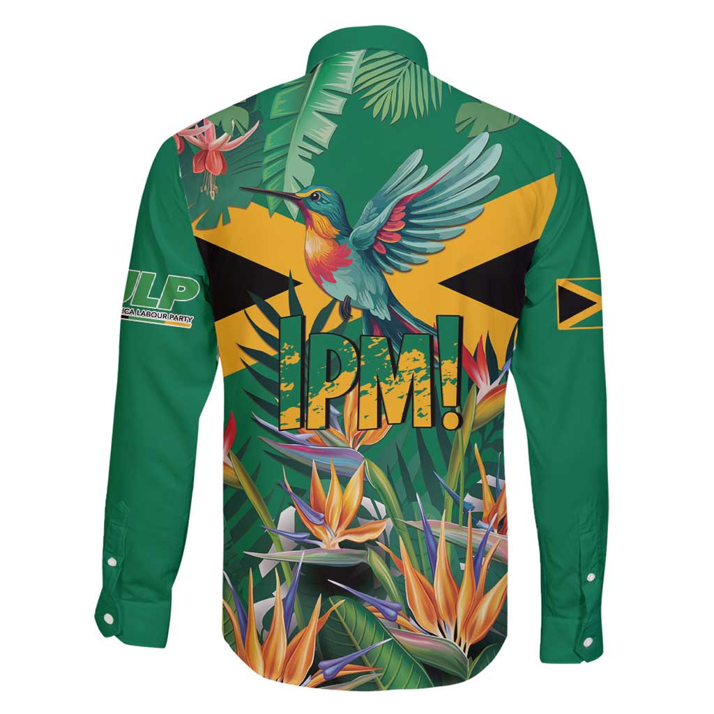 JLP 1PM Holness Family Matching Long Sleeve Bodycon Dress and Hawaiian Shirt Jamaica Labour Party - Tropical Style - Wonder Print Shop