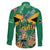 JLP 1PM Holness Family Matching Long Sleeve Bodycon Dress and Hawaiian Shirt Jamaica Labour Party - Tropical Style - Wonder Print Shop
