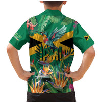 JLP 1PM Holness Family Matching Mermaid Dress and Hawaiian Shirt Jamaica Labour Party - Tropical Style - Wonder Print Shop
