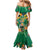 JLP 1PM Holness Family Matching Mermaid Dress and Hawaiian Shirt Jamaica Labour Party - Tropical Style - Wonder Print Shop