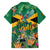 JLP 1PM Holness Family Matching Off Shoulder Short Dress and Hawaiian Shirt Jamaica Labour Party - Tropical Style - Wonder Print Shop