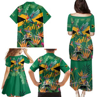 JLP 1PM Holness Family Matching Puletasi and Hawaiian Shirt Jamaica Labour Party - Tropical Style - Wonder Print Shop