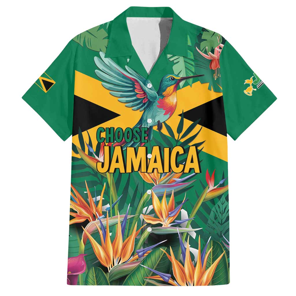 JLP 1PM Holness Family Matching Puletasi and Hawaiian Shirt Jamaica Labour Party - Tropical Style - Wonder Print Shop