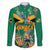 JLP 1PM Holness Family Matching Puletasi and Hawaiian Shirt Jamaica Labour Party - Tropical Style - Wonder Print Shop