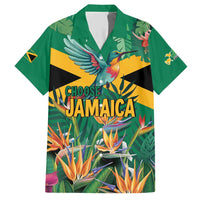 JLP 1PM Holness Family Matching Short Sleeve Bodycon Dress and Hawaiian Shirt Jamaica Labour Party - Tropical Style - Wonder Print Shop