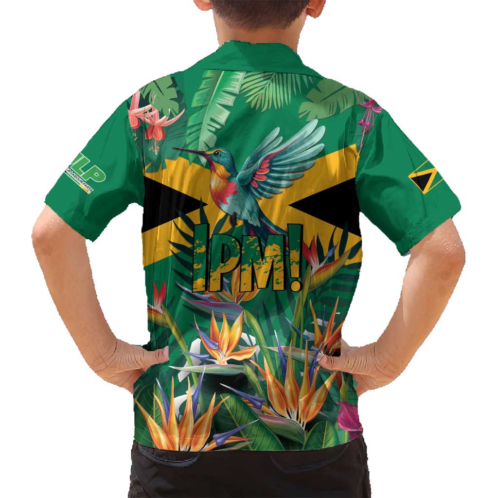 JLP 1PM Holness Family Matching Summer Maxi Dress and Hawaiian Shirt Jamaica Labour Party - Tropical Style - Wonder Print Shop