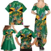 JLP 1PM Holness Family Matching Summer Maxi Dress and Hawaiian Shirt Jamaica Labour Party - Tropical Style - Wonder Print Shop