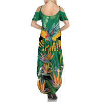 JLP 1PM Holness Family Matching Summer Maxi Dress and Hawaiian Shirt Jamaica Labour Party - Tropical Style - Wonder Print Shop