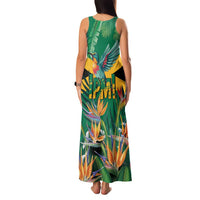 JLP 1PM Holness Family Matching Tank Maxi Dress and Hawaiian Shirt Jamaica Labour Party - Tropical Style - Wonder Print Shop