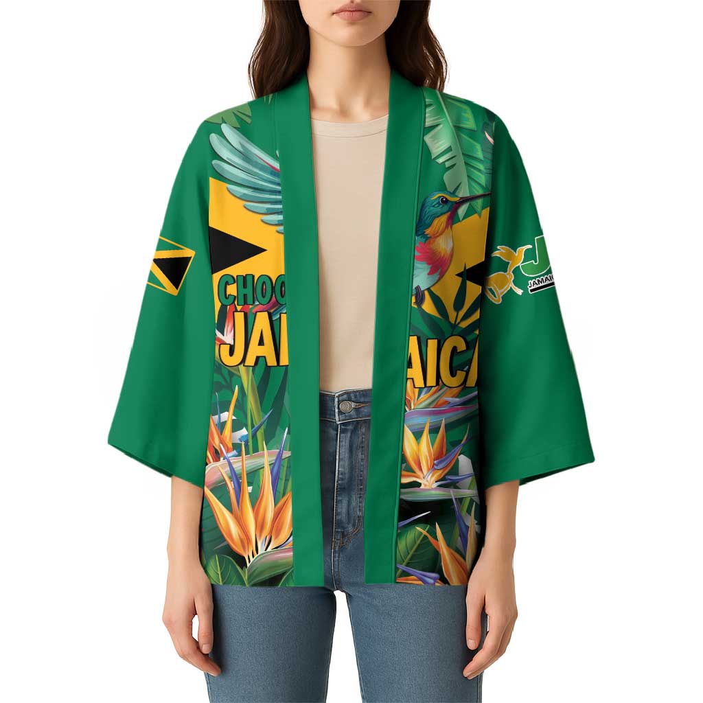 JLP 1PM Holness Kimono Jamaica Labour Party - Tropical Style - Wonder Print Shop
