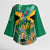 JLP 1PM Holness Kimono Sleeve Blouse Jamaica Labour Party - Tropical Style - Wonder Print Shop
