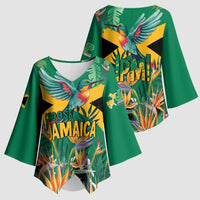 JLP 1PM Holness Kimono Sleeve Blouse Jamaica Labour Party - Tropical Style - Wonder Print Shop