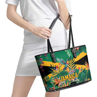 JLP 1PM Holness Leather Tote Bag Jamaica Labour Party - Tropical Style - Wonder Print Shop