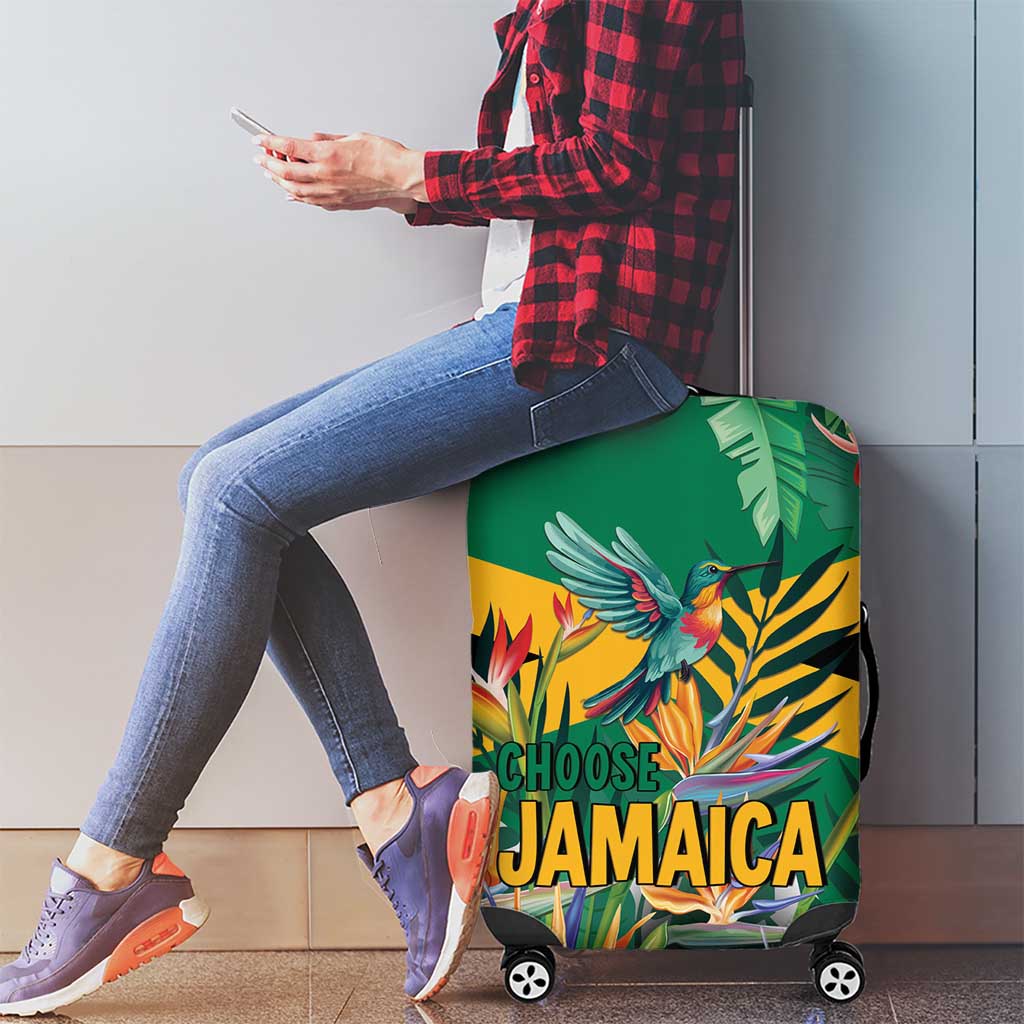 JLP 1PM Holness Luggage Cover Jamaica Labour Party - Tropical Style - Wonder Print Shop