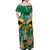 JLP 1PM Holness Off Shoulder Maxi Dress Jamaica Labour Party - Tropical Style - Wonder Print Shop