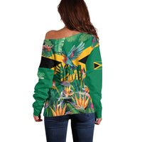 JLP 1PM Holness Off Shoulder Sweater Jamaica Labour Party - Tropical Style - Wonder Print Shop