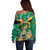 JLP 1PM Holness Off Shoulder Sweater Jamaica Labour Party - Tropical Style - Wonder Print Shop