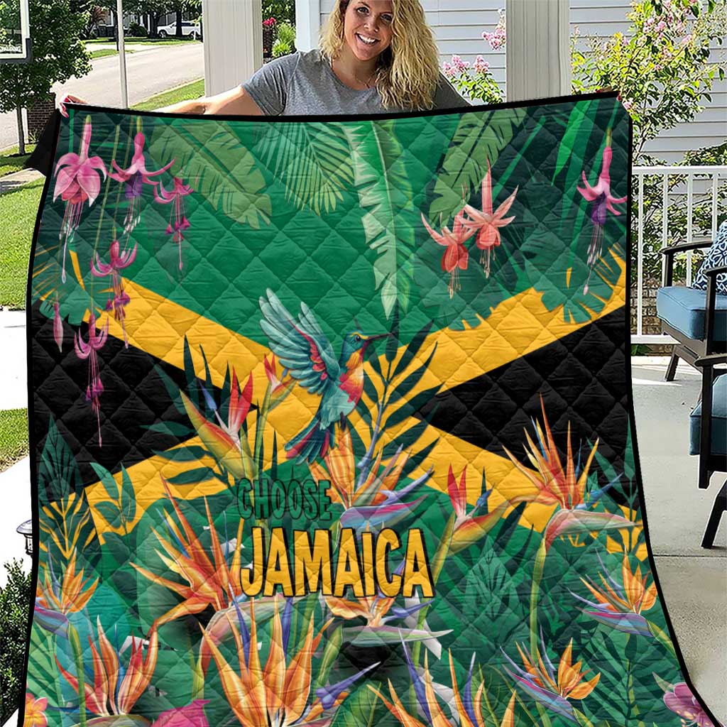 JLP 1PM Holness Quilt Jamaica Labour Party - Tropical Style - Wonder Print Shop