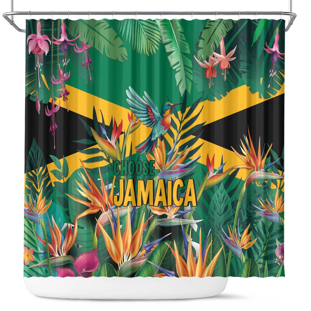 JLP 1PM Holness Shower Curtain Jamaica Labour Party - Tropical Style - Wonder Print Shop