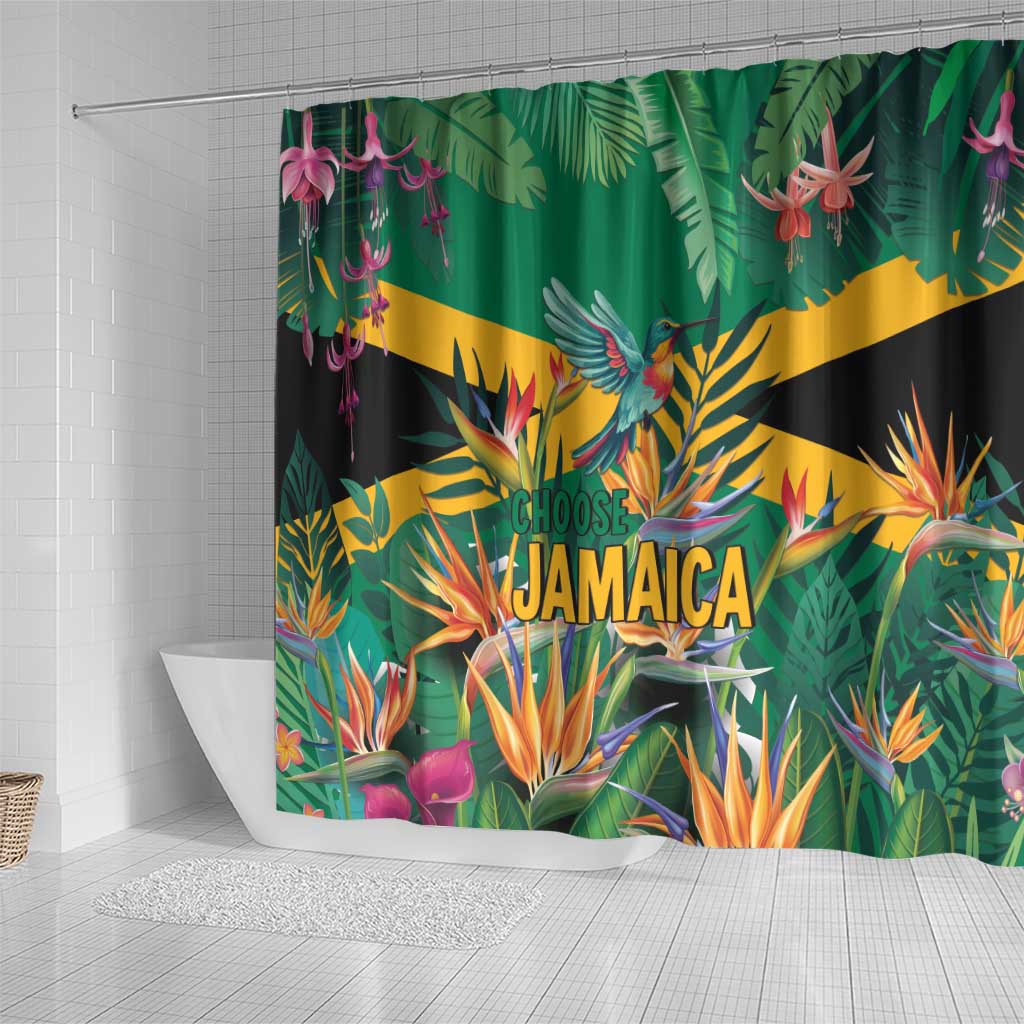 JLP 1PM Holness Shower Curtain Jamaica Labour Party - Tropical Style - Wonder Print Shop