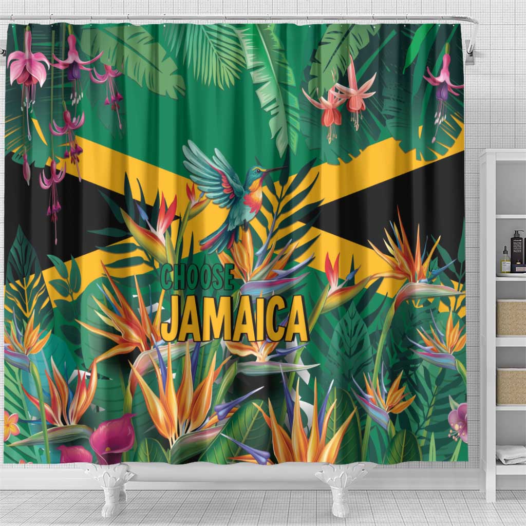 JLP 1PM Holness Shower Curtain Jamaica Labour Party - Tropical Style - Wonder Print Shop