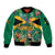 JLP 1PM Holness Sleeve Zip Bomber Jacket Jamaica Labour Party - Tropical Style - Wonder Print Shop