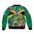 JLP 1PM Holness Sleeve Zip Bomber Jacket Jamaica Labour Party - Tropical Style - Wonder Print Shop