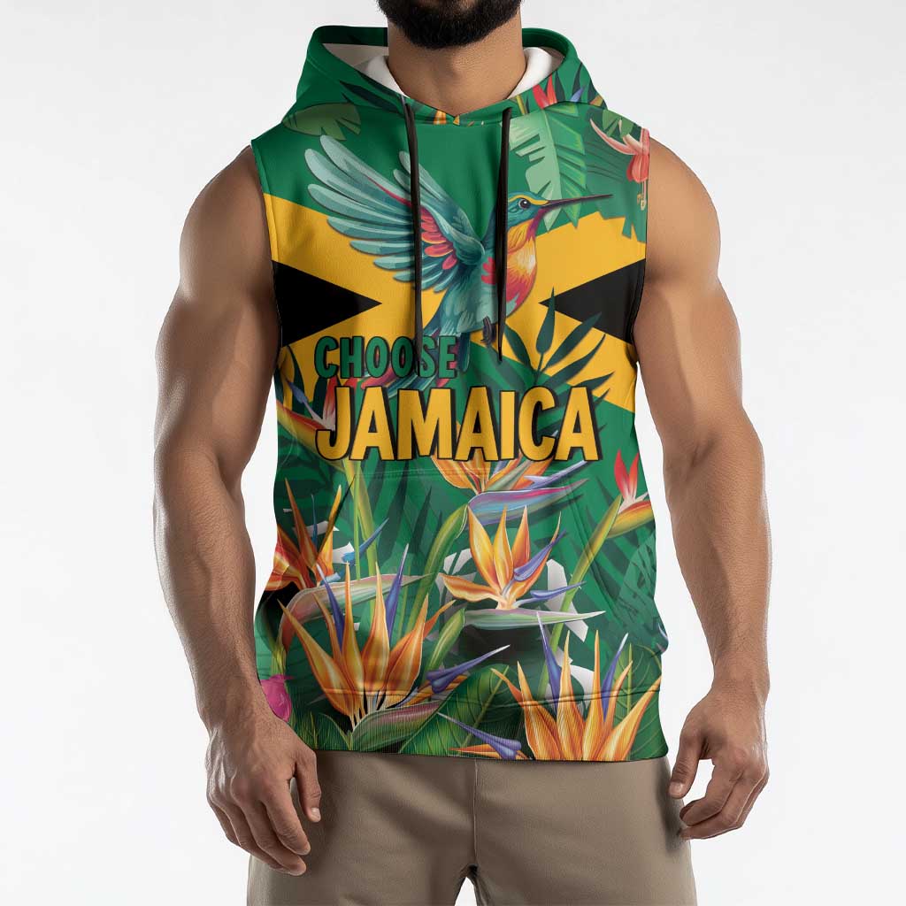 JLP 1PM Holness Sleeveless Hoodie Jamaica Labour Party - Tropical Style - Wonder Print Shop