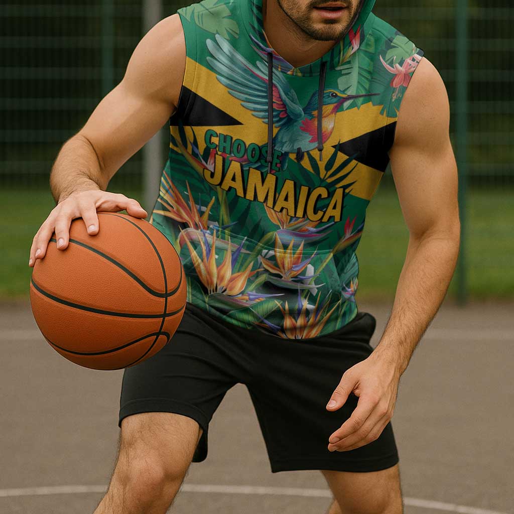 JLP 1PM Holness Sleeveless Hoodie Jamaica Labour Party - Tropical Style - Wonder Print Shop
