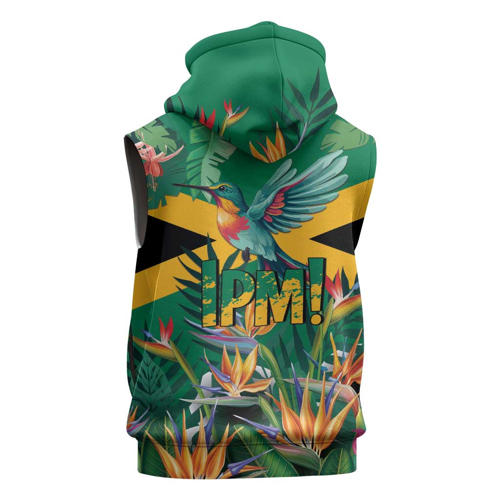 JLP 1PM Holness Sleeveless Zip Hoodie Jamaica Labour Party - Tropical Style - Wonder Print Shop