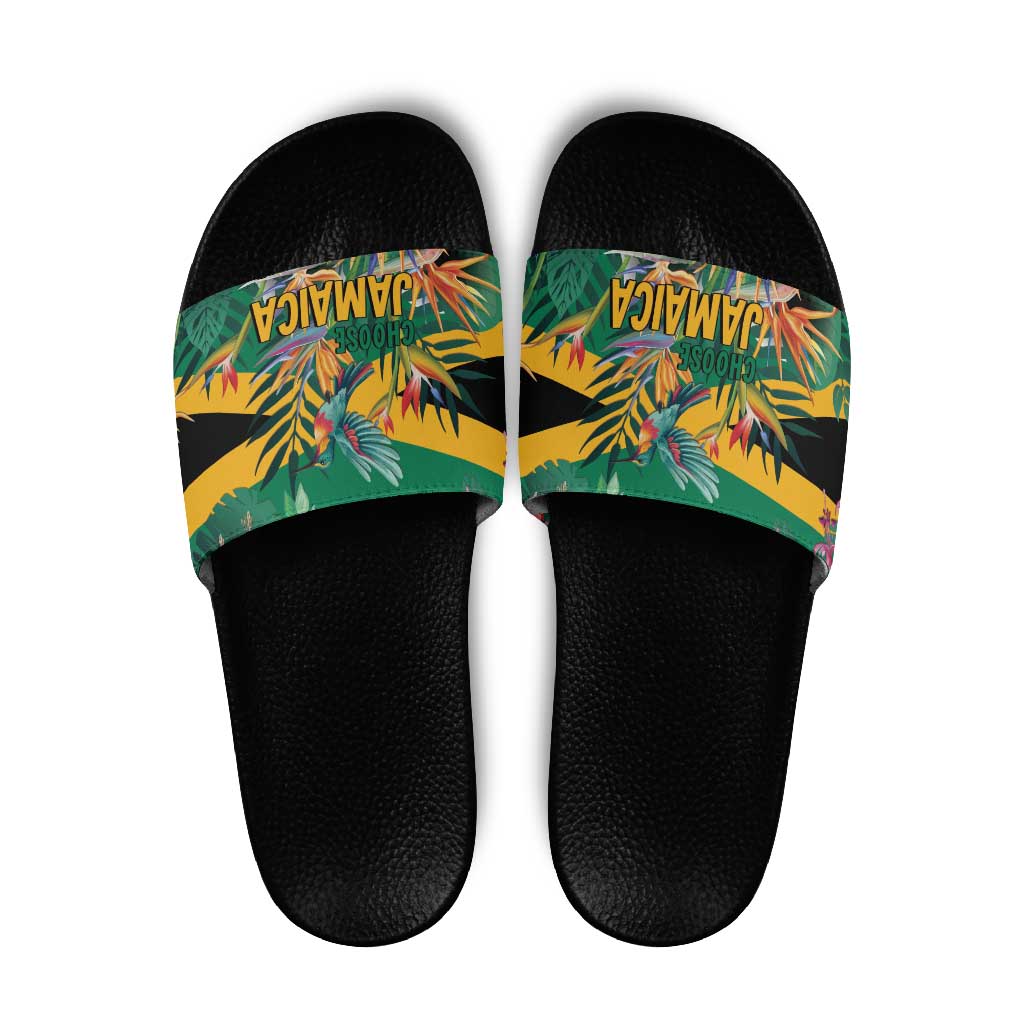 JLP 1PM Holness Slide Sandals Jamaica Labour Party - Tropical Style - Wonder Print Shop