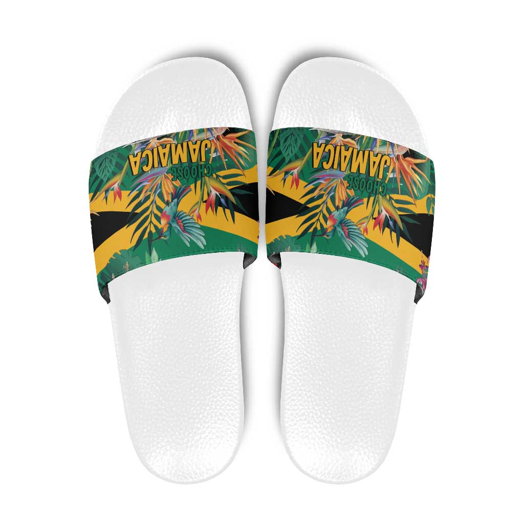 JLP 1PM Holness Slide Sandals Jamaica Labour Party - Tropical Style - Wonder Print Shop
