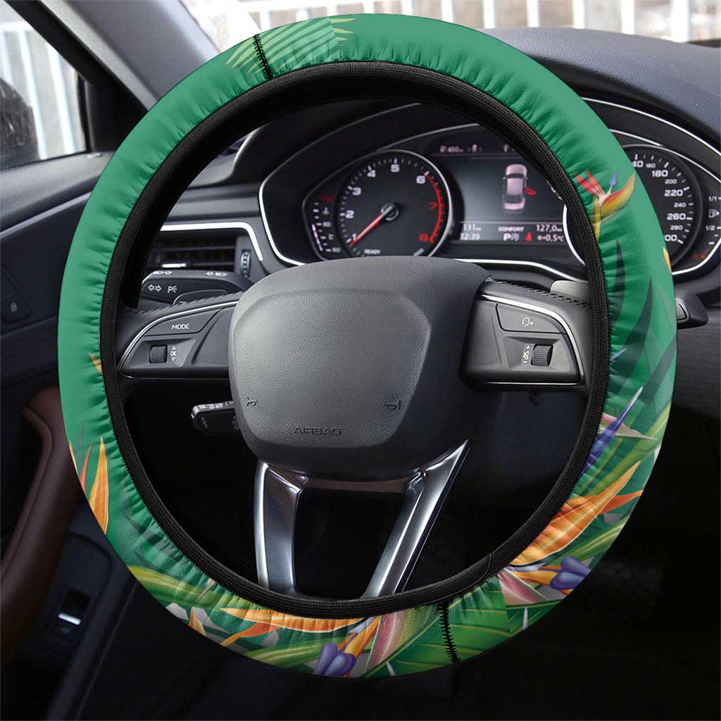 JLP 1PM Holness Steering Wheel Cover Jamaica Labour Party - Tropical Style - Wonder Print Shop